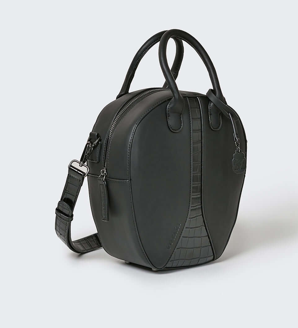 Luxury Recycled Vegan Bag Black – Leather